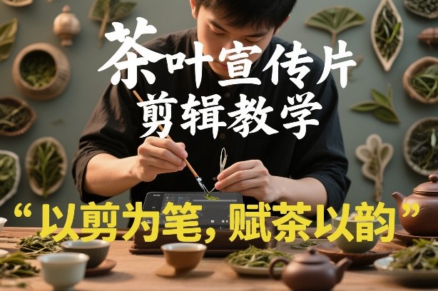 茶叶宣传片剪辑教学，以剪为笔，赋茶以韵，新手也能拍出高级感 - 臻优资源网