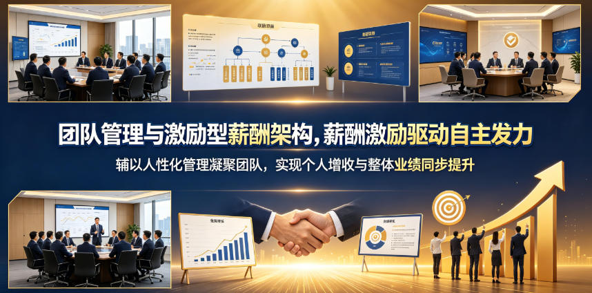 团队管理与激励型薪酬架构，薪酬激励驱动自主发力，辅以人性化管理凝聚团队，实现个人增收与整体业绩同步提升 - 臻优资源网
