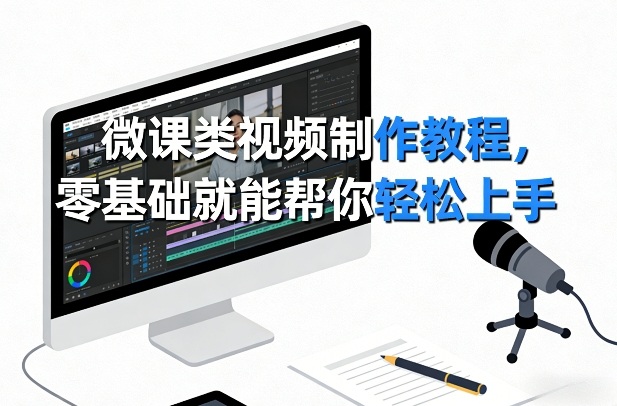微课类视频制作教程,零基础就能帮你轻松上手 - 臻优资源网