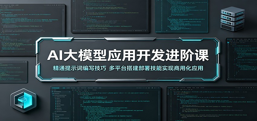 AI大模型应用开发进阶课：精通提示词编写技巧，多平台搭建部署技能实现商用化应用 - 臻优资源网