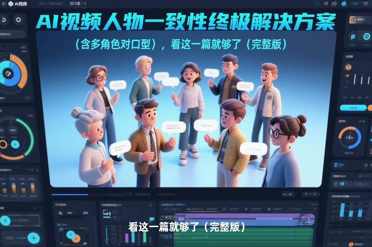 AI视频人物一致性终极解决方案（含多角色对口型），看这一篇就够了（完整版） - 臻优资源网