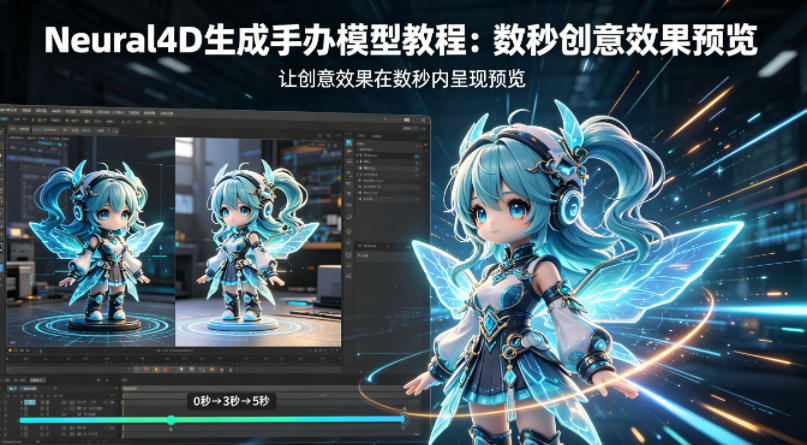 Neural4D生成手办模型教程,让创意效果在数秒内呈现预览 - 臻优资源网