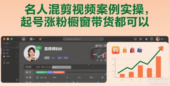 名人混剪视频案例实操，起号涨粉橱窗带货都可以 - 臻优资源网