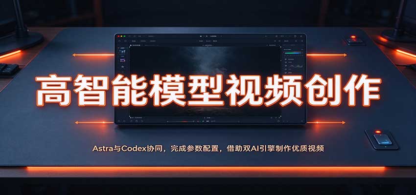 高智能模型视频创作：Astra与Codex协同，完成参数配置，借助双AI引擎制作优质视频 - 臻优资源网