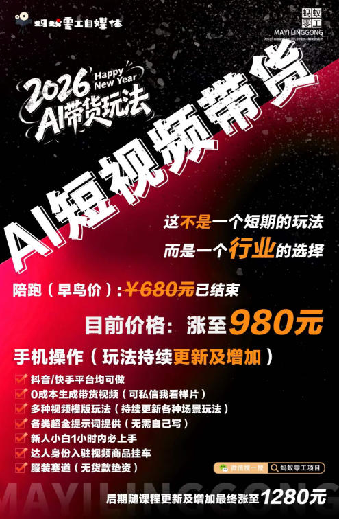 图片[6] - 外面卖680的AI短视频带货，靠AI生成短视频，分发到抖音快手平台，多种模版提示词提供，单条视频1k+收益 - 臻优资源网