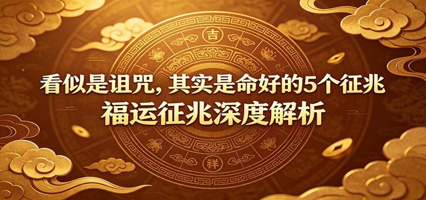 付费文章:《看似是诅咒,其实是命好的5个征兆》福运征兆深度解析 - 臻优资源网
