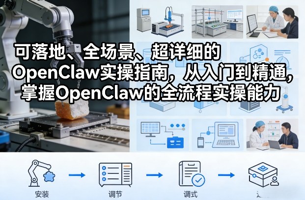 可落地、全场景、超详细的OpenClaw实操指南，从入门到精通，掌握OpenClaw的全流程实操能力 - 臻优资源网