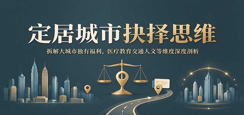 定居城市抉择思维：拆解大城市独有福利，医疗教育交通人文等维度深度剖析 - 臻优资源网