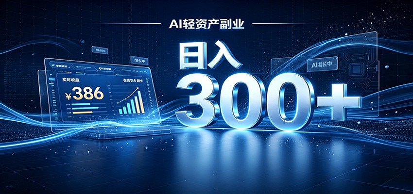 2026 AI轻资产风口,Token中转站小白可入局,日入300+ - 臻优资源网