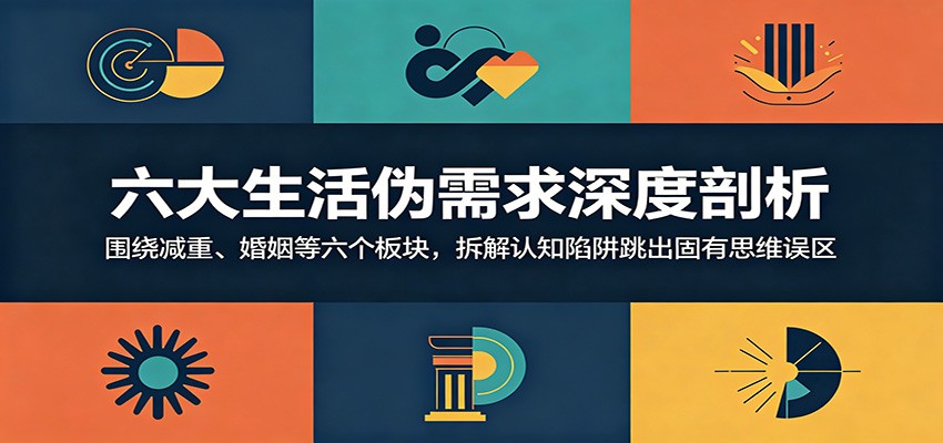 六大生活伪需求深度剖析：围绕减重、婚姻等六个板块，拆解认知陷阱跳出固有思维误区 - 臻优资源网