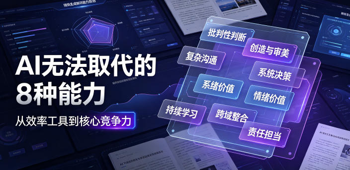 付费文章:AI无法取代的8种能力 - 臻优资源网