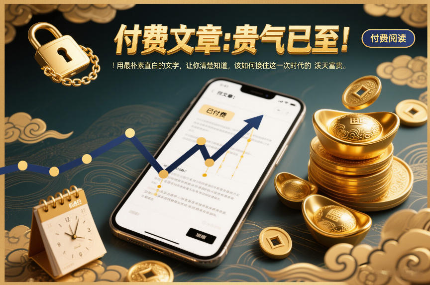 付费文章：贵气已至！用最朴素直白的文字，让你清楚知道，该如何接住这一次时代的泼天富贵 - 臻优资源网