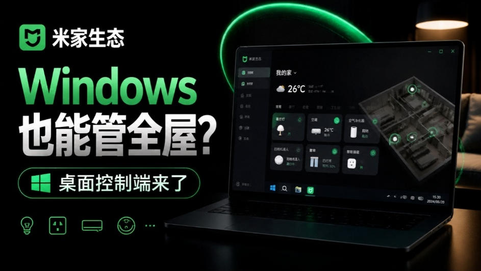 Windows电脑也能管全屋？这下真省心，米家生态桌面控制端来了，Github最新开源，MiHome-Windows - 臻优资源网