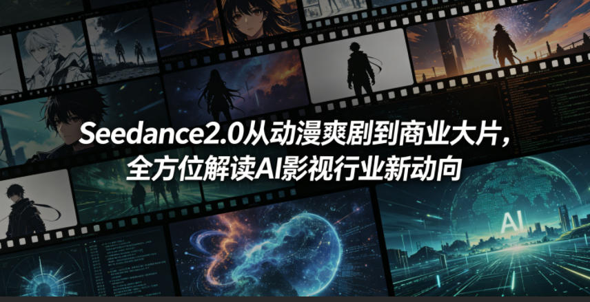 Seedance2.0从动漫爽剧到商业大片，全方位解读AI影视行业新动向 - 臻优资源网