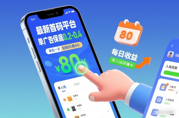 最新首码平台，单广告保底0.2-0.4，单机一天轻松撸80，早入场早賺米【揭秘】 - 臻优资源网
