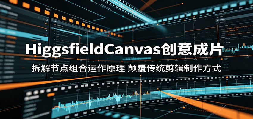 HiggsfieldCanvas创意成片：拆解节点组合运作原理，颠覆传统剪辑制作方式 - 臻优资源网