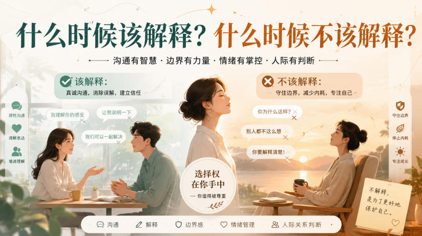 付费文章：什么时候该解释？什么时候不该解释？ - 臻优资源网