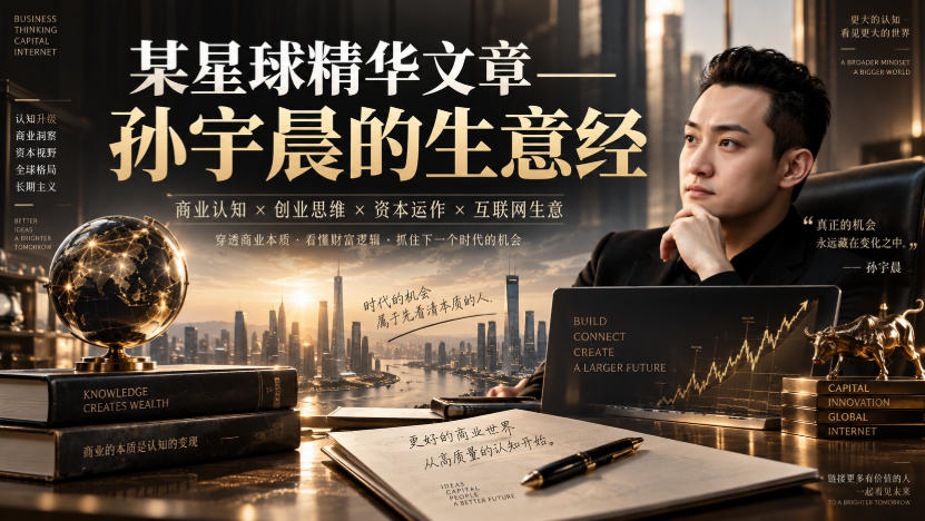 某星球精华文章——孙宇晨的生意经 - 臻优资源网