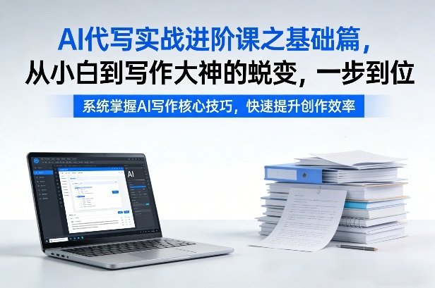 AI代写实战进阶课之基础篇，从小白到写作大神的蜕变，一步到位【揭秘】 - 臻优资源网