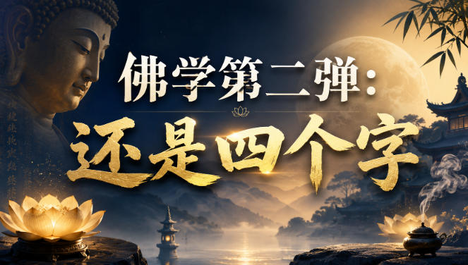 付费文章:佛学第二弹:还是四个字 - 臻优资源网