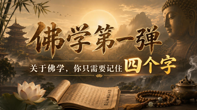 付费文章:佛学第一弹,关于佛学,你只需要记住四个字 - 臻优资源网