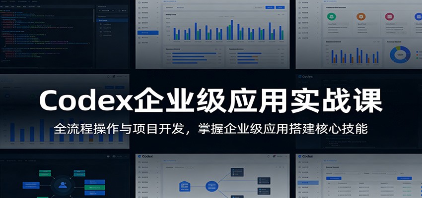 Codex企业级应用实战课：全流程操作与项目开发，掌握企业级应用搭建核心技能 - 臻优资源网