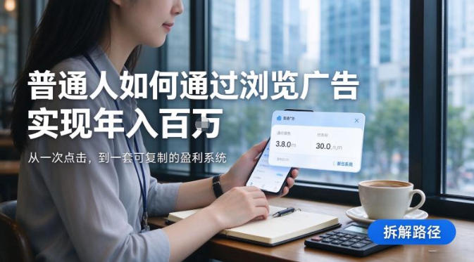 2026最新技术，24小时全自动浏览广告，全网独家项目，单台设备日入200+新手小白可快速上手，支持实地学习实地考察【揭秘】 - 臻优资源网