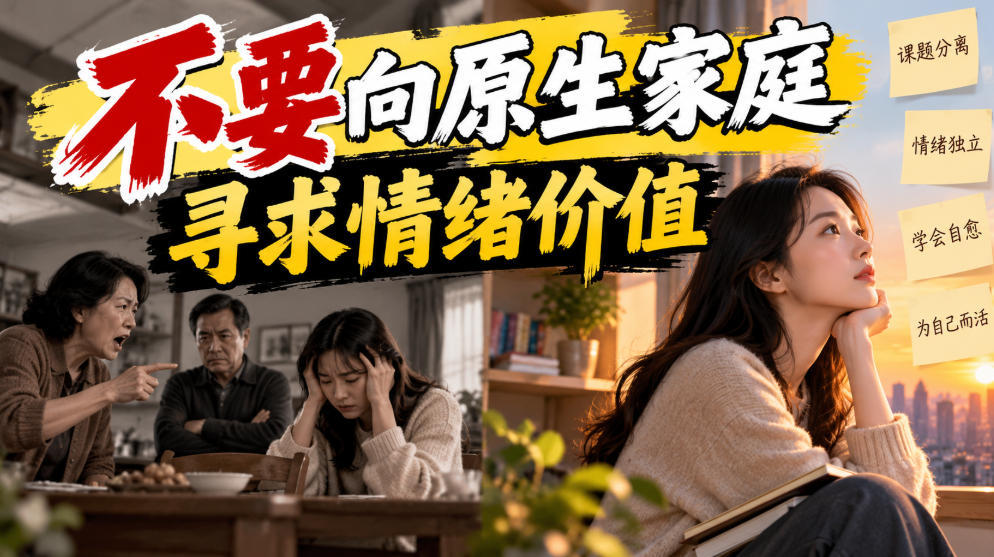 某公众号付费文章：不要向原生家庭寻求情绪价值 - 臻优资源网