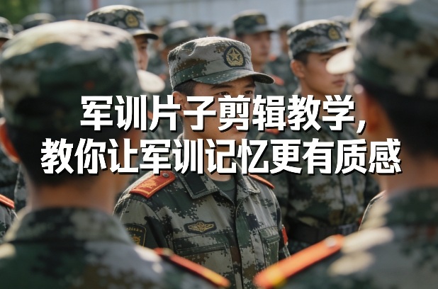 军训片子剪辑教学，教你让军训记忆更有质感 - 臻优资源网