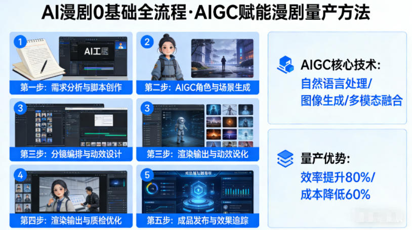 AI漫剧0基础全流程，快速掌握AIGC赋能的漫剧量产方法 - 臻优资源网