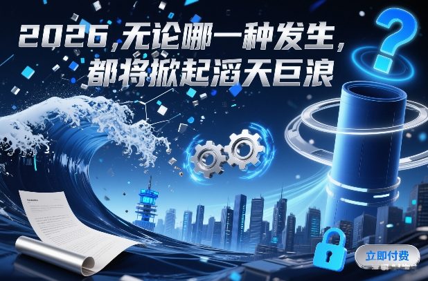付费文章：2026，无论哪一种发生，都将掀起滔天巨浪 - 臻优资源网