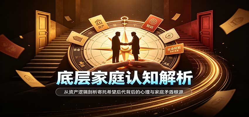 底层家庭认知解析：从资产逻辑剖析寄托希望后代背后的心理与家庭矛盾根源 - 臻优资源网