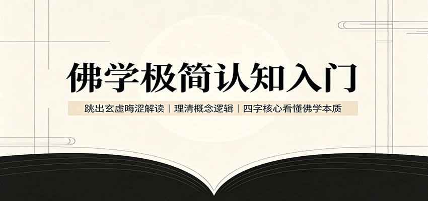 佛学极简认知入门：跳出玄虚晦涩解读，理清概念逻辑，四字核心看懂佛学本质 - 臻优资源网