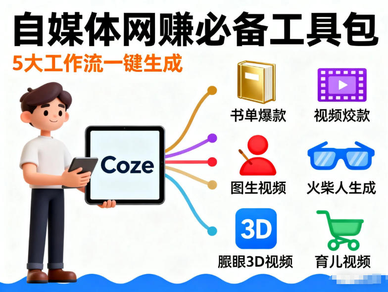 Coze工作流合集，内容一共100份左右，内容丰富，可以提供工作效率 - 臻优资源网