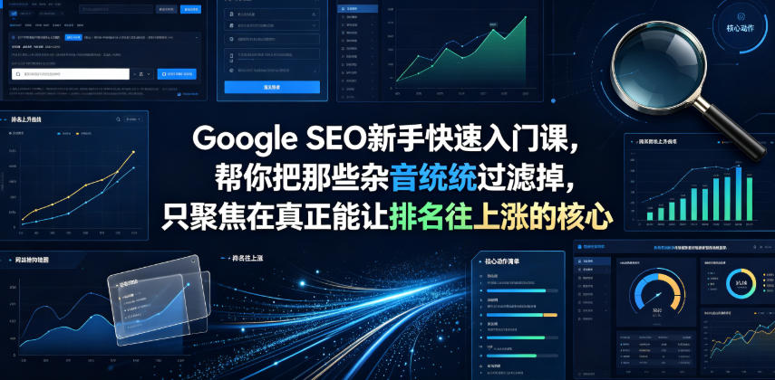 Google SEO新手快速入门课，帮你把那些杂音统统过滤掉，只聚焦在真正能让排名往上涨的核心动作【原创双语字幕】 - 臻优资源网