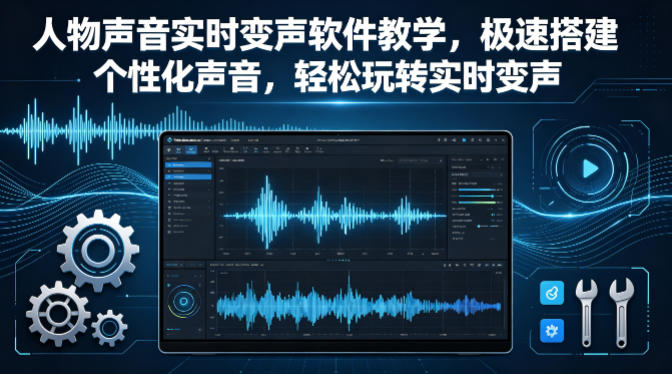 人物声音实时变声软件教学，极速搭建个性化声音，轻松玩转实时变声 - 臻优资源网
