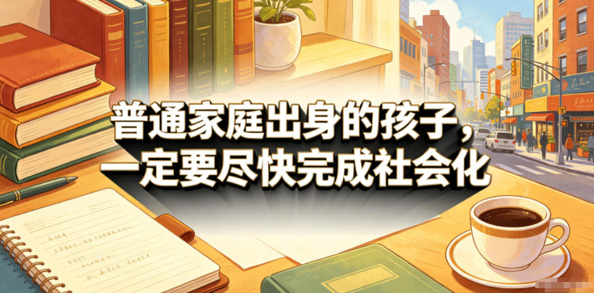 付费文章：普通家庭出身的孩子，一定要尽快完成社会化 - 臻优资源网