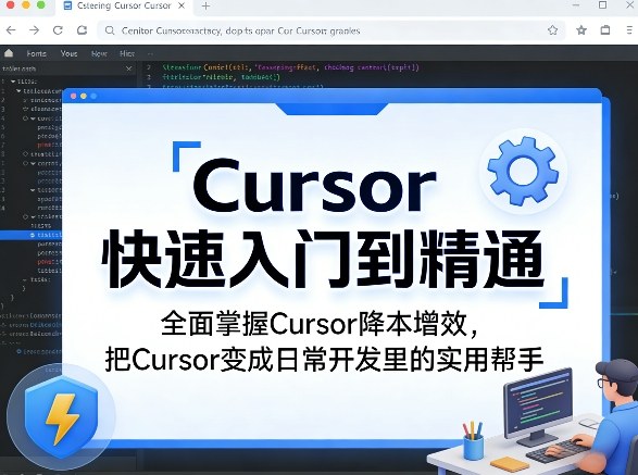 Cursor快速入门到精通，全面掌握Cursor降本增效，把Cursor变成日常开发里的实用帮手 - 臻优资源网