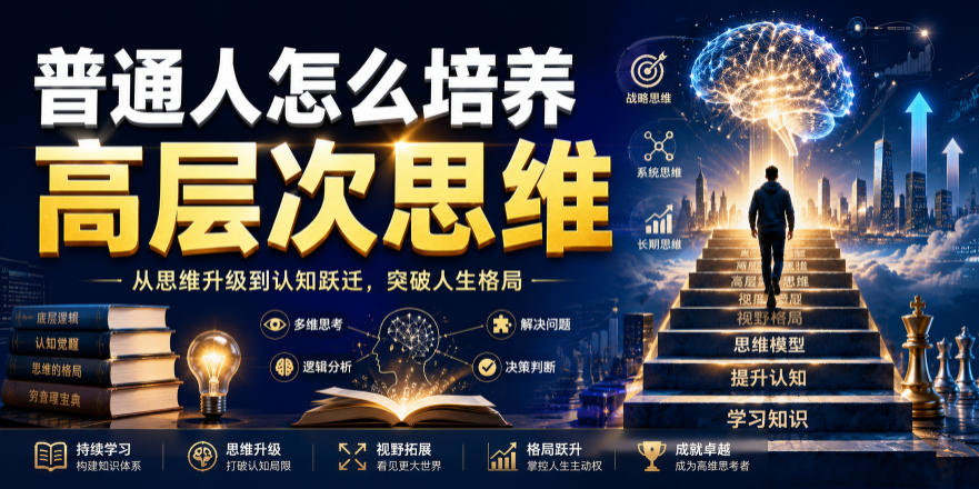 公众号付费文章：普通人怎么培养高层次思维 - 臻优资源网