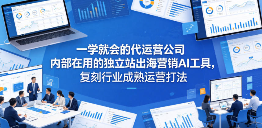 一学就会的代运营公司内部在用的独立站出海营销AI工具，复刻行业成熟运营打法 - 臻优资源网