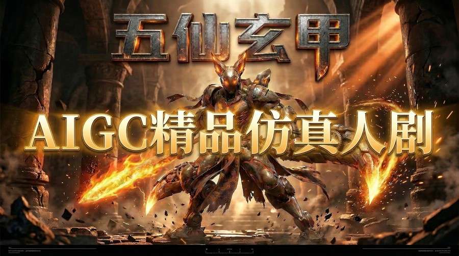 AIGC精品仿真人短剧教学，以五仙玄甲风为例展示保姆级实操教学 - 臻优资源网