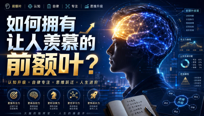 付费文：如何拥有让人羡慕的前额叶？ - 臻优资源网