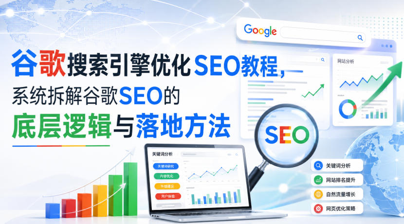 小白新君SEO·谷歌搜索引擎优化SEO教程，系统拆解谷歌SEO的底层逻辑与落地方法（部分更新2026） - 臻优资源网