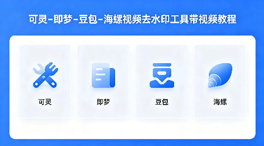 可灵–即梦–豆包–海螺视频去水印工具带视频教程 - 臻优资源网