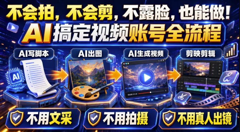 AI短视频起号实战项目，用AI做视频起号，45天涨粉12W，一条广告8.5k，广告接到手软，引流、变现两不误！ - 臻优资源网