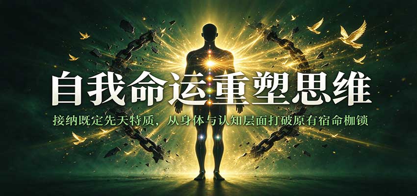 自我命运重塑思维：接纳既定先天特质，从身体与认知层面打破原有宿命枷锁 - 臻优资源网