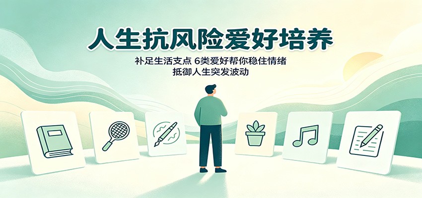 人生抗风险爱好培养：补足生活支点，6类爱好帮你稳住情绪，抵御人生突发波动 - 臻优资源网