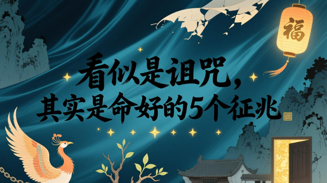 付费文章：看似是诅咒，其实是命好的5个征兆 - 臻优资源网