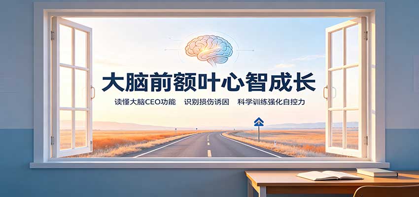 大脑前额叶心智成长：读懂大脑CEO功能，识别损伤诱因，科学训练强化自控力 - 臻优资源网