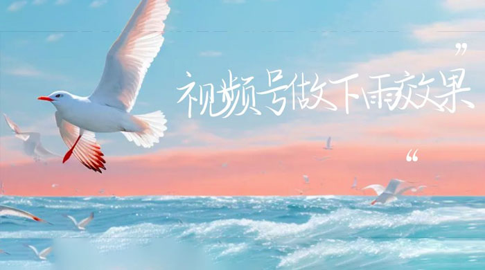 视频号做下雨视频:一个账号快速涨粉,轻松变现 视频号做下雨视频:一个账号快速涨粉,轻松变现